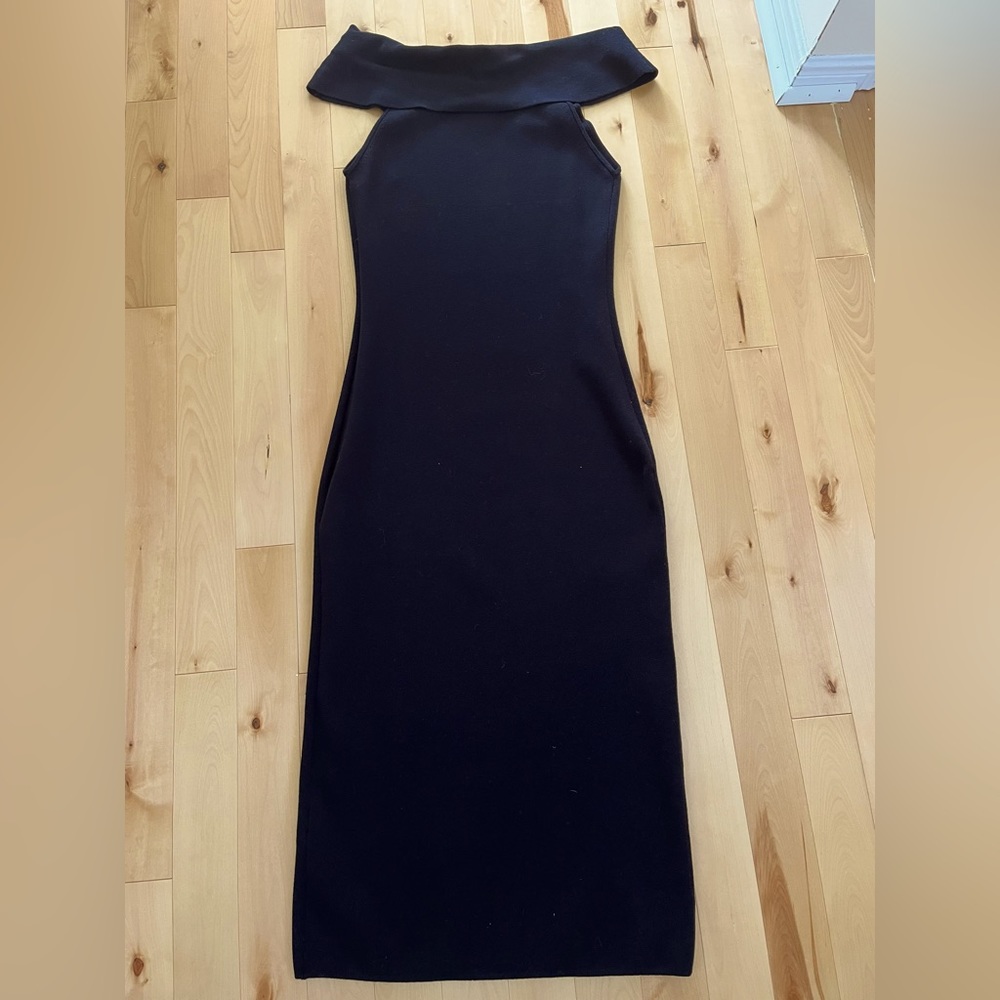 NWOT Black Knit Dress
